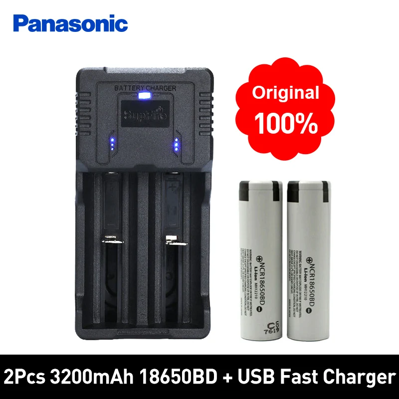 Литий ионные аккумуляторные батареи Panasonic 18650 3 7 в 3200 мАч литиевая батарея и