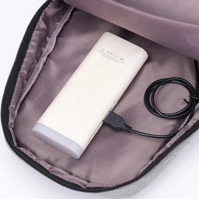 Мужская нагрудная сумка с USB зарядкой деловые повседневные маленькие сумки