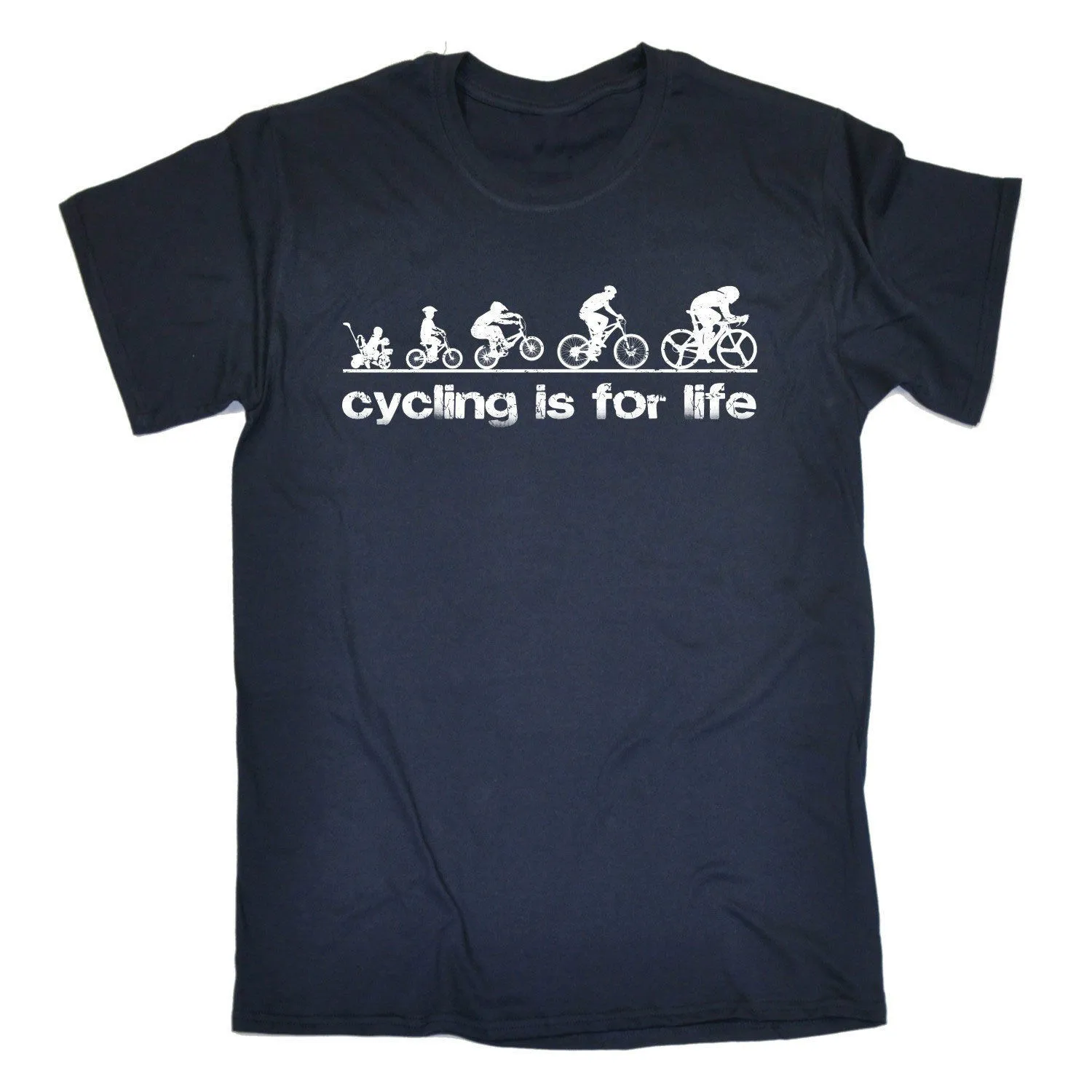 Футболка мужская с коротким рукавом и круглым вырезом из 100% хлопка | Мужская