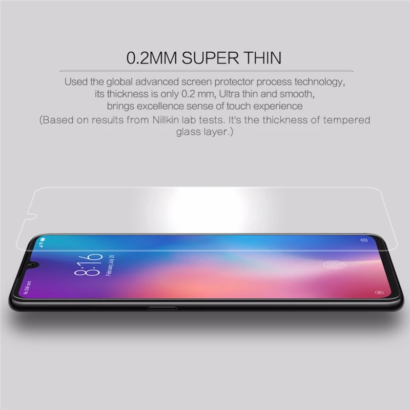 Protector de pantalla de cristal templado para Xiaomi Mi 9 SE, vidrio pr&eacute;mium endurecido para Xiaomi Mi 9 SE 9H, 2 uds.-1