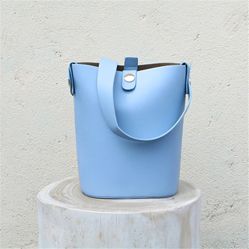 

luxury brand handbags women shoulder bag Large capacity Soft Leather Bucket Bag Quality PU leather women's tote hand bags