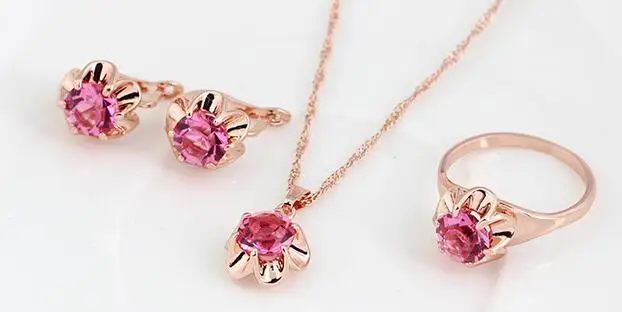 Ювелирные изделия для невесты ожерелье серьги кольцо три штуки|jewelry wedding|silver wedding