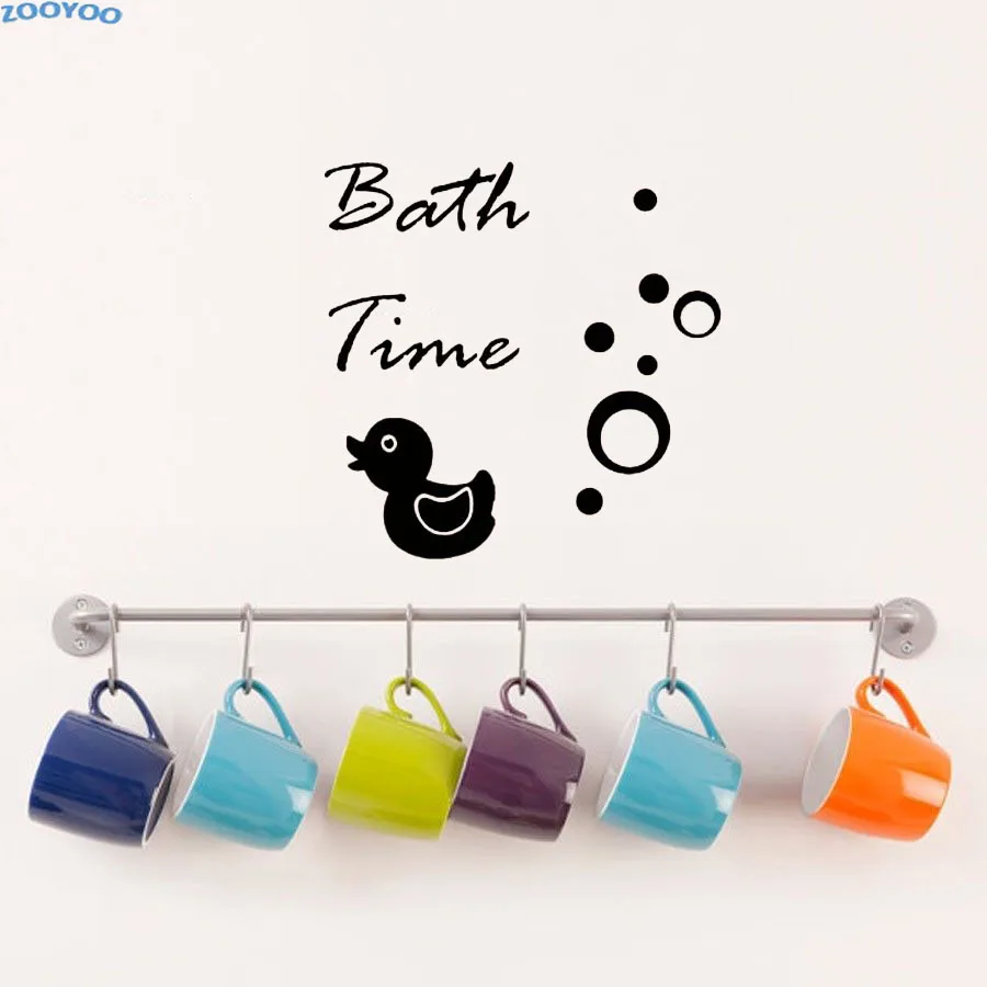 ZOOYOO милые утки для ванной Настенные Стикеры Переводные водонепроницаемые