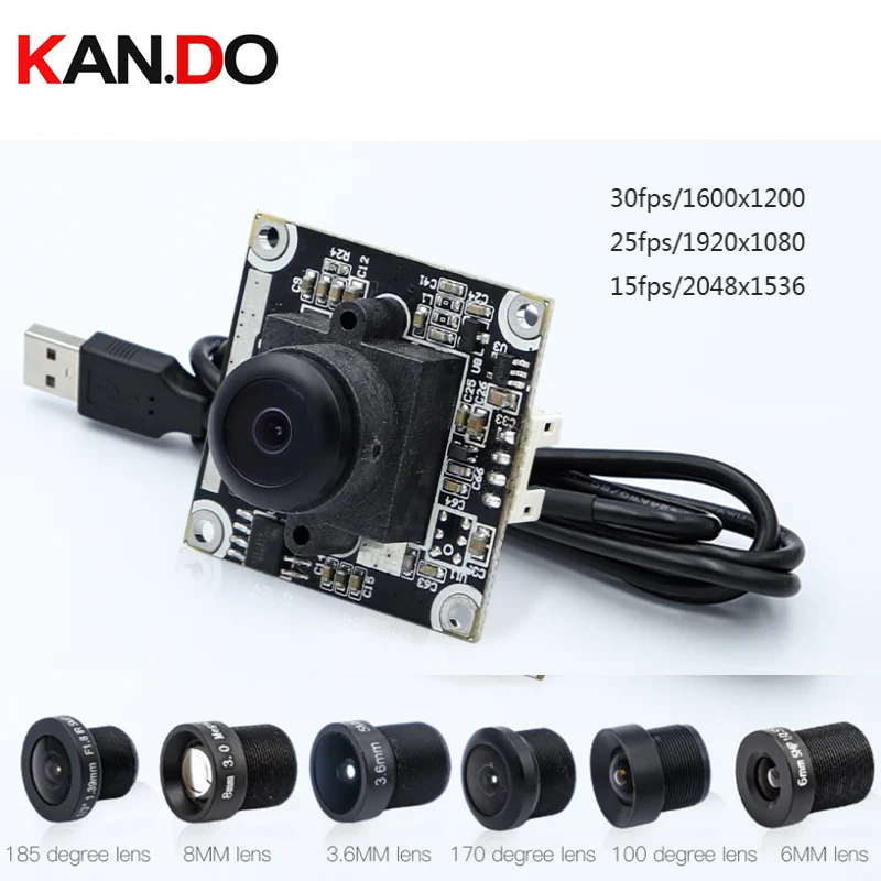 

8.0 mega pixel HD camera module USB 2.0 hd surveillance camera 185 wide-angle camera module 8.0MP CAMERA USB 38*38mm