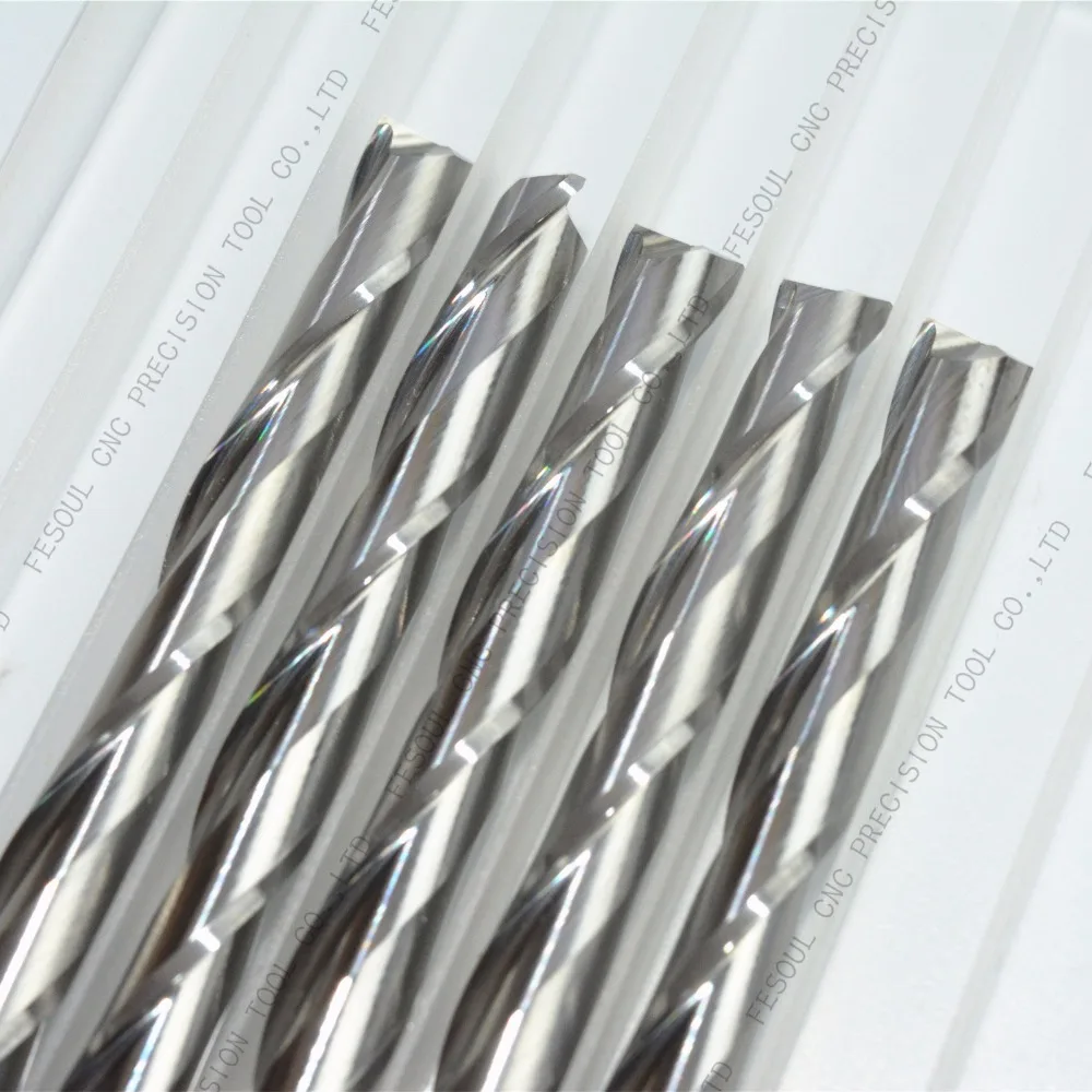 6 мм * 52 5 шт. бесплатная доставка 2 флейты концевой фрезы фрезерный станок с ЧПУ