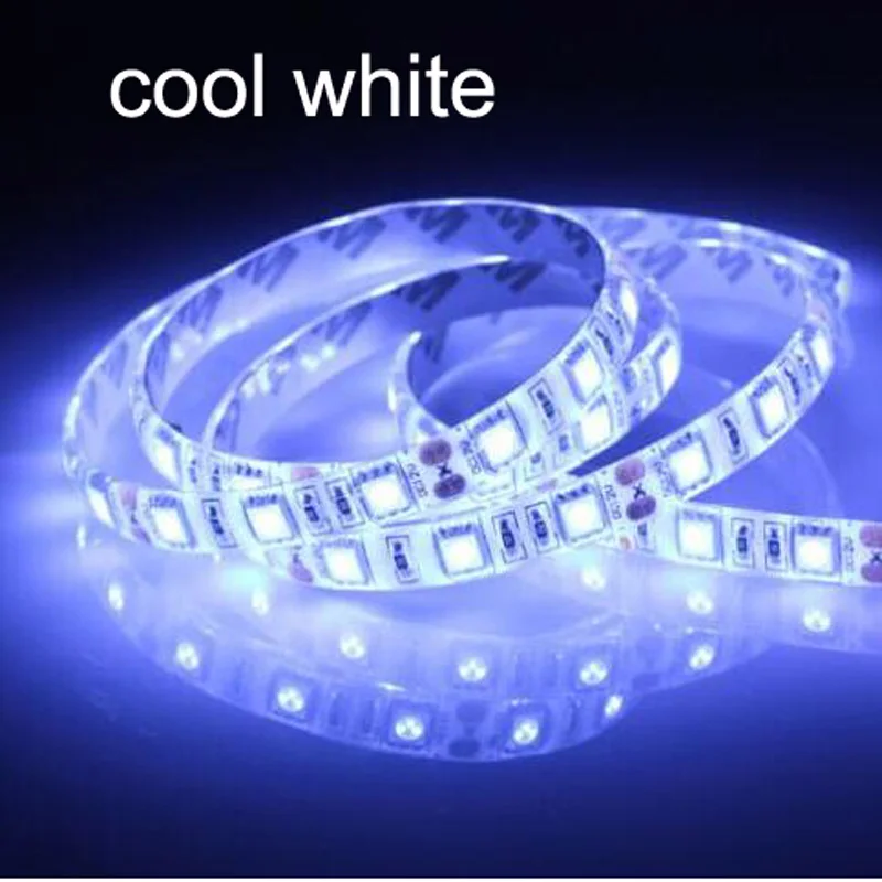 Светодиодная лента 5050 DC12V 60 светодиодов/м RGB 300 светодиодов 5 м/лот белый теплый