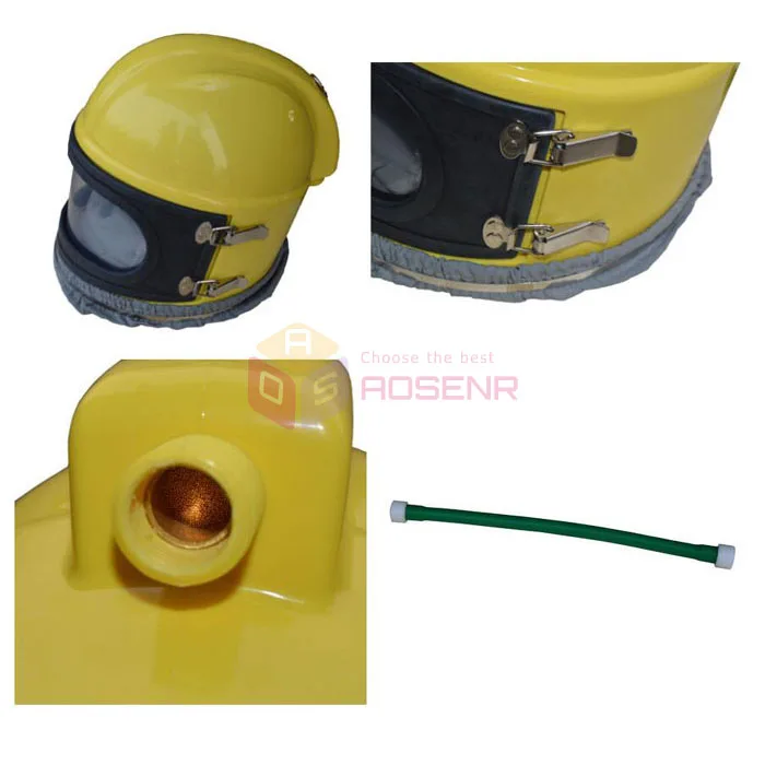 Пескоструйный шлем для пескоструйной защиты серый плащ стиль капюшон