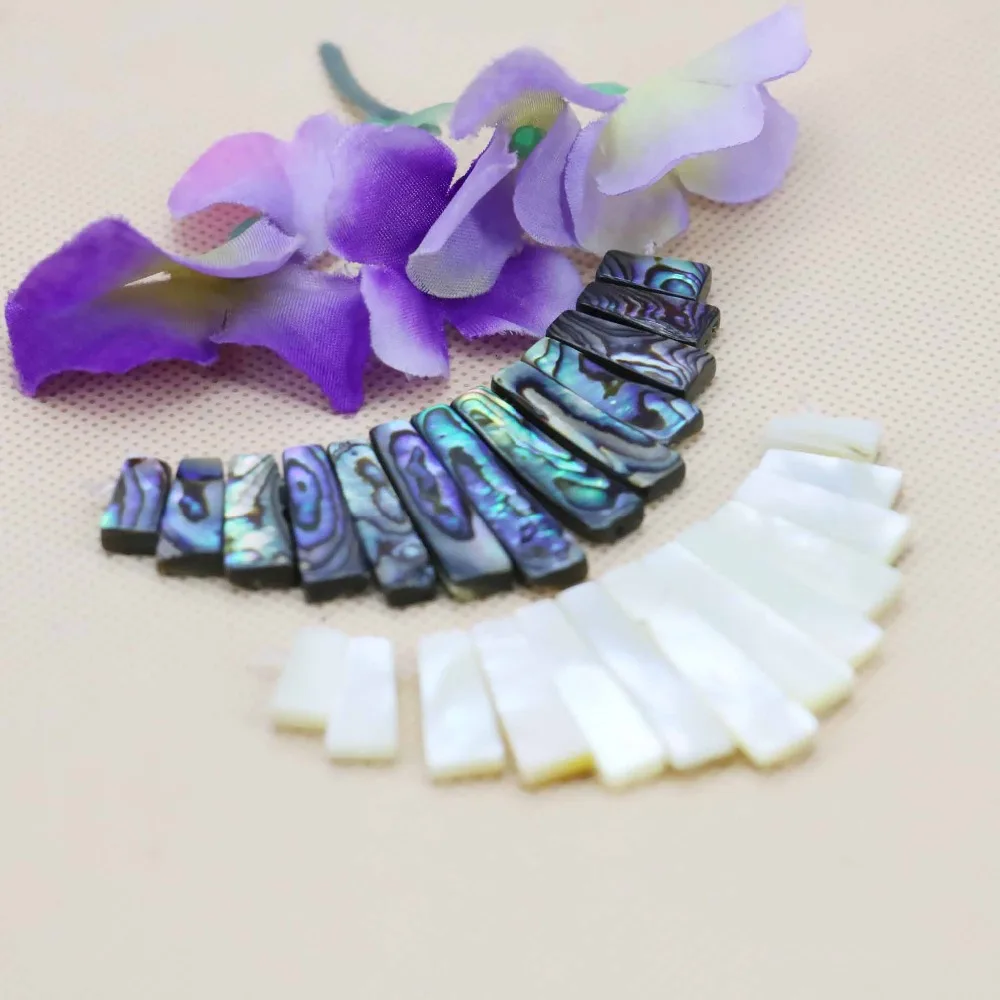 Короткое ожерелье с лестницей 13 частей подвеска из белого натурального морского