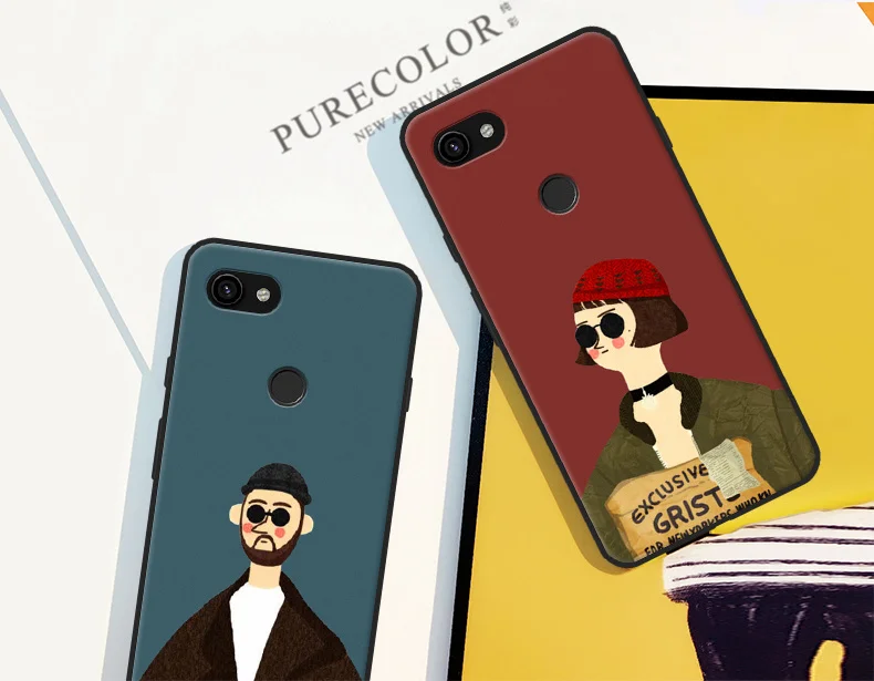 ТПУ чехол для телефона Google Pixel 3a XL 3aXL окрашенные Мультяшные Чехлы для Pixel 3 XL 3XL Lite pixel3XL задняя крышка pixel3A XL