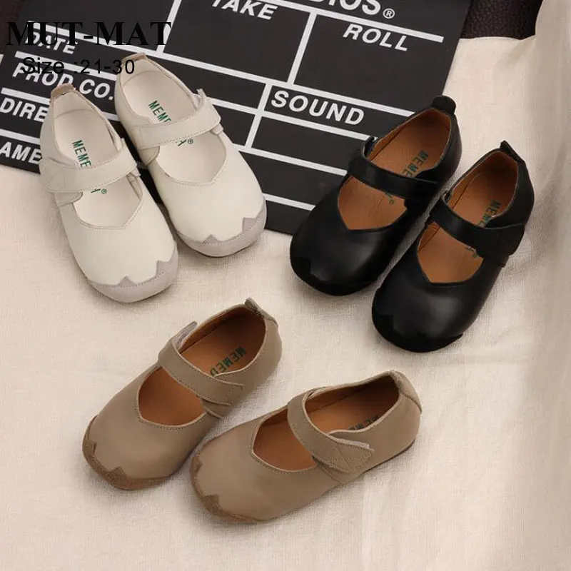 Детская обувь детская кожаная для мальчиков и девочек повседневная мягкая