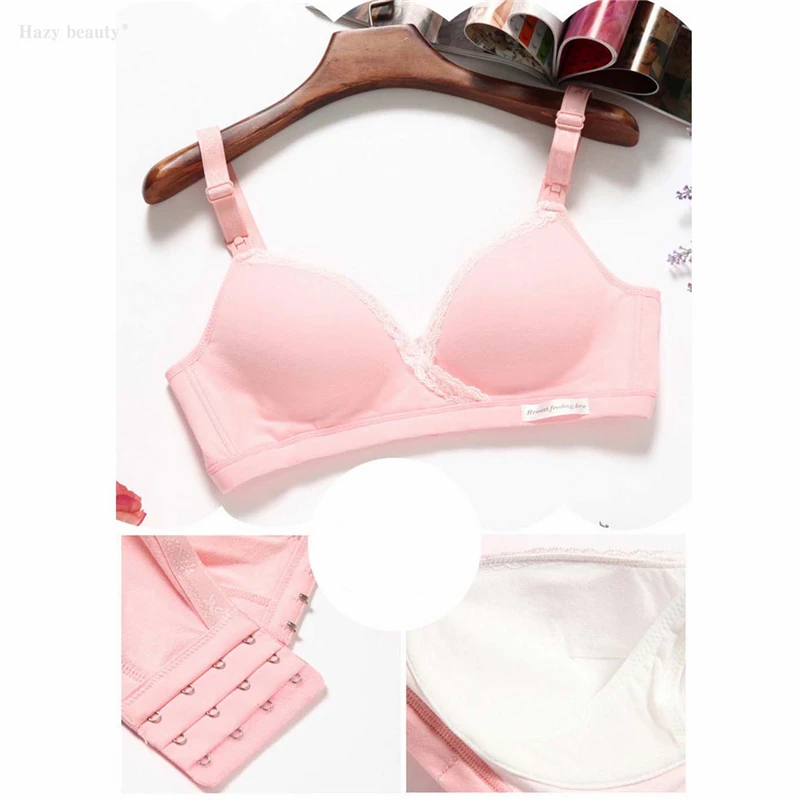 Новый стиль 3 цвета хлопок Одежда для беременных Бюстгальтер грудного