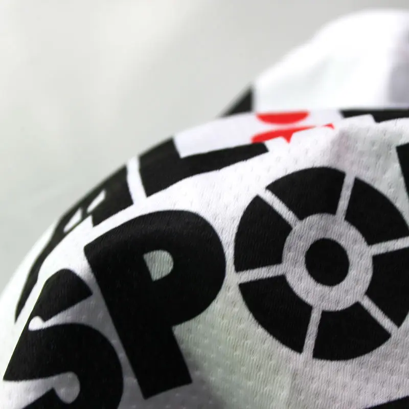 

Alien SportsWear Lattice Pattern Men Summer Breathable Short Sleeve Bicycle Clothing White Pro Cycling Jerseys Ciclismo Ropa
