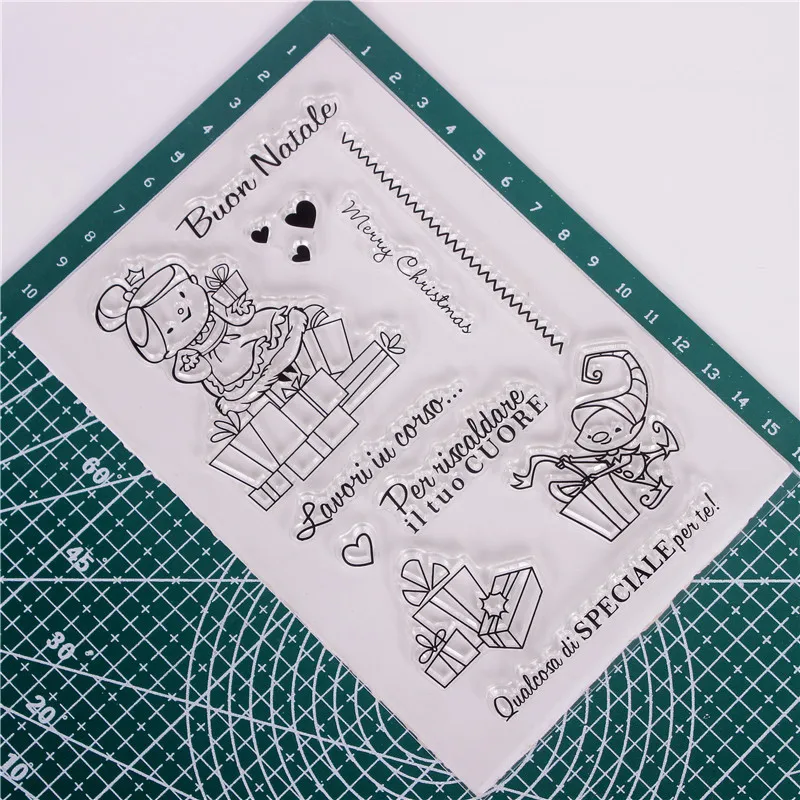 DLKSDI итальянский мультфильм злодей прозрачный штамп DIY силиконовые уплотнения
