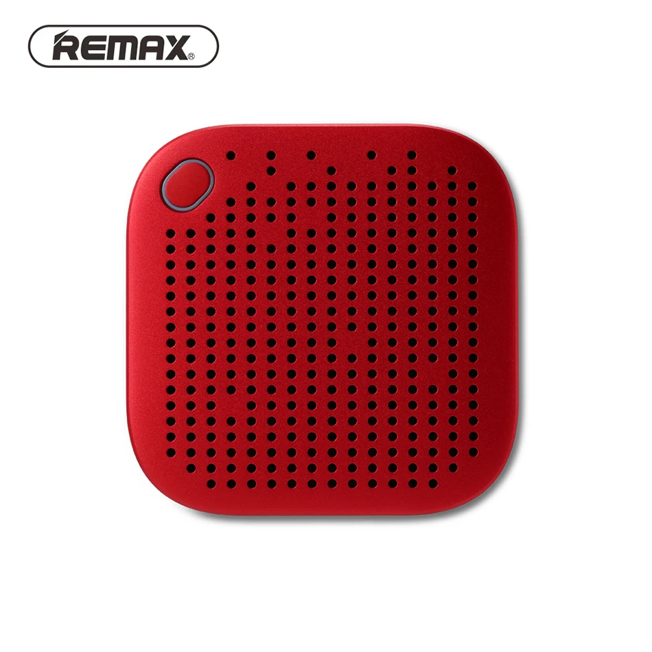 REMAX Портативный Мини Bluetooth 4 2 Динамик 1200 мАч Metal стерео музыку бас HD звук 5 Вт