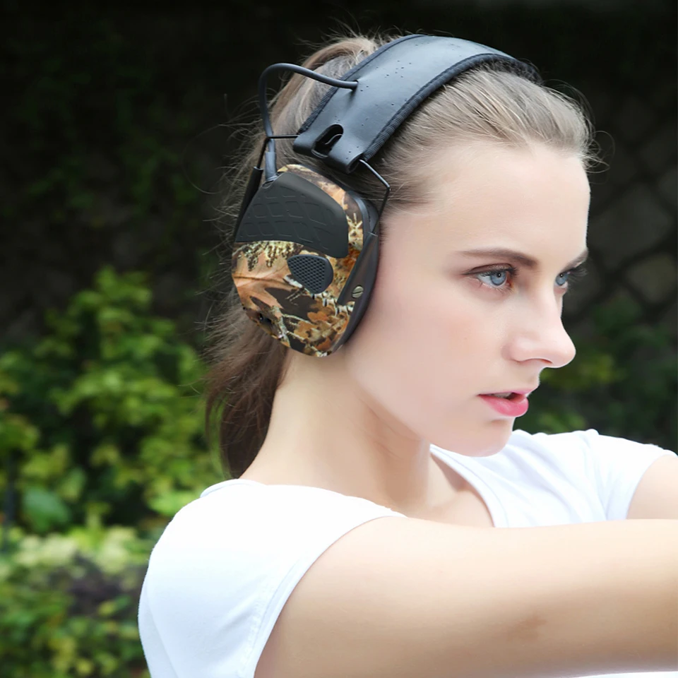 

ZOHAN Electronic Earmuff NRR22DB Single Microphone Hunting Earmuffs Tactical Shooting Hearing Protection And Replacement Ear Cup