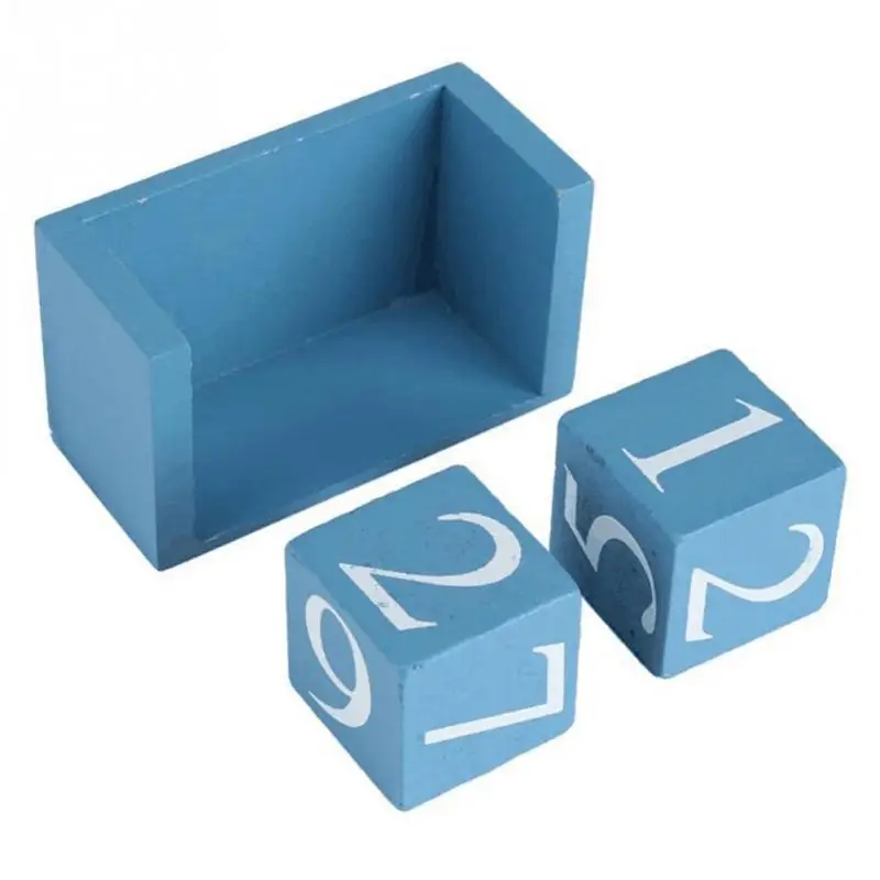 1 шт. деревянный календарь Настольный блок планировщик месяц Дата дисплей