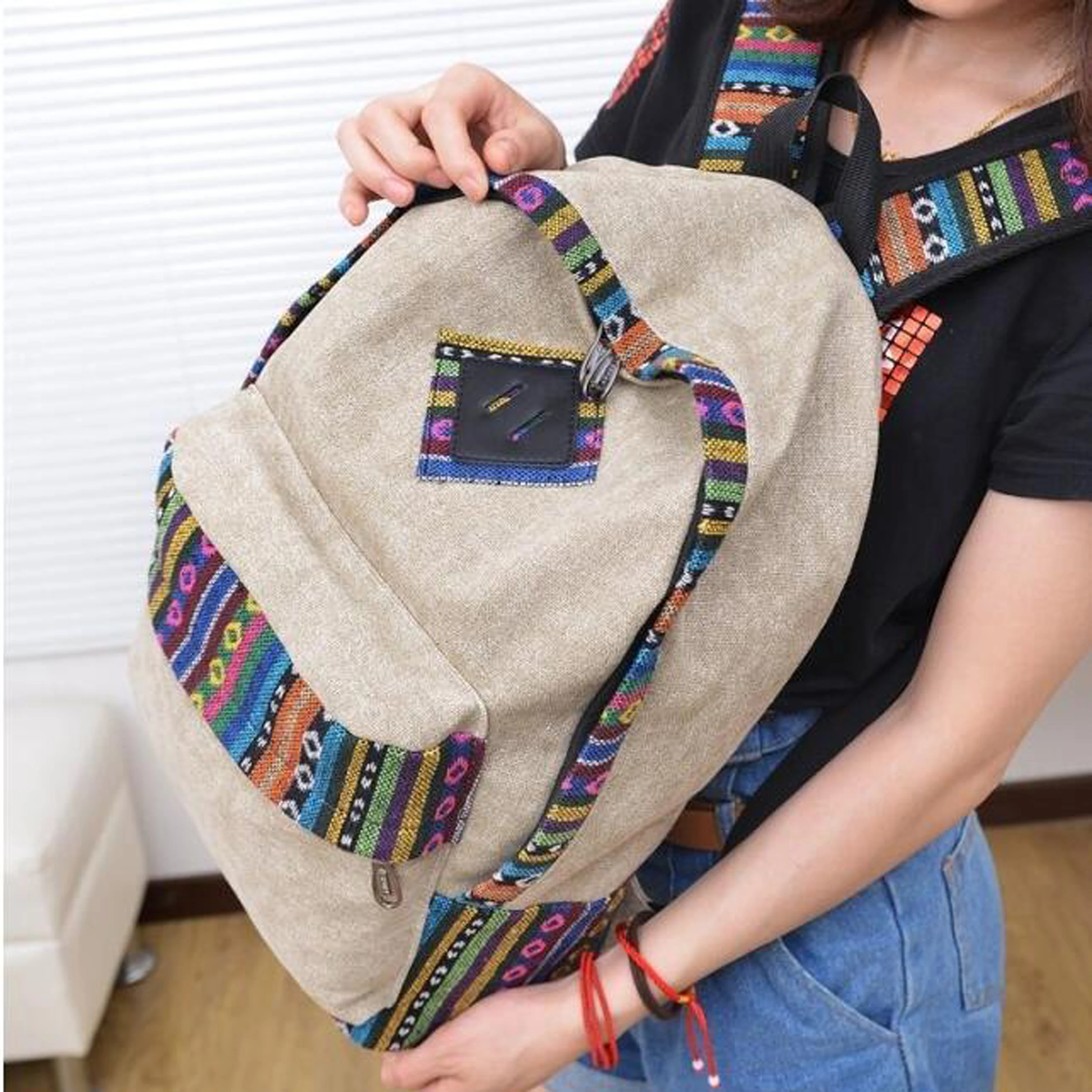 Женский рюкзак школьный для женщин Холщовый Рюкзак подростковые рюкзаки с