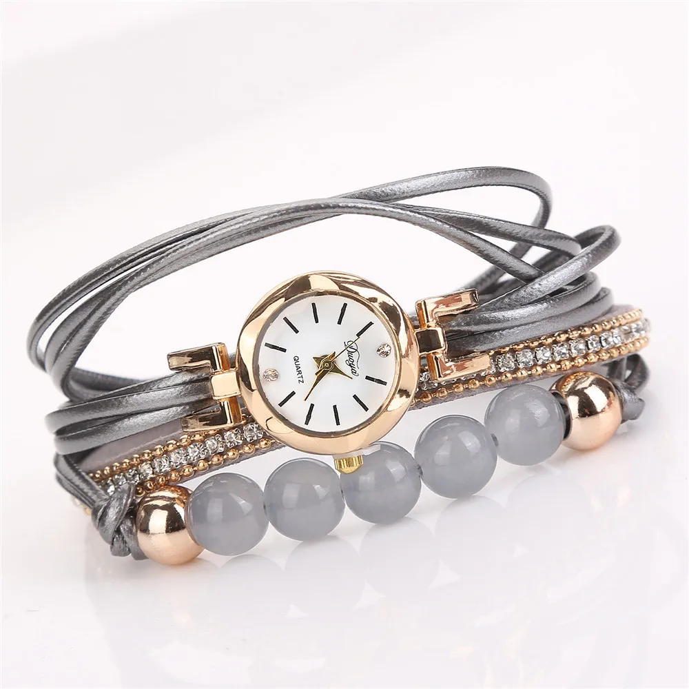Часы с кристаллами повседневные кварцевые женские часы на ремешке | Наручные