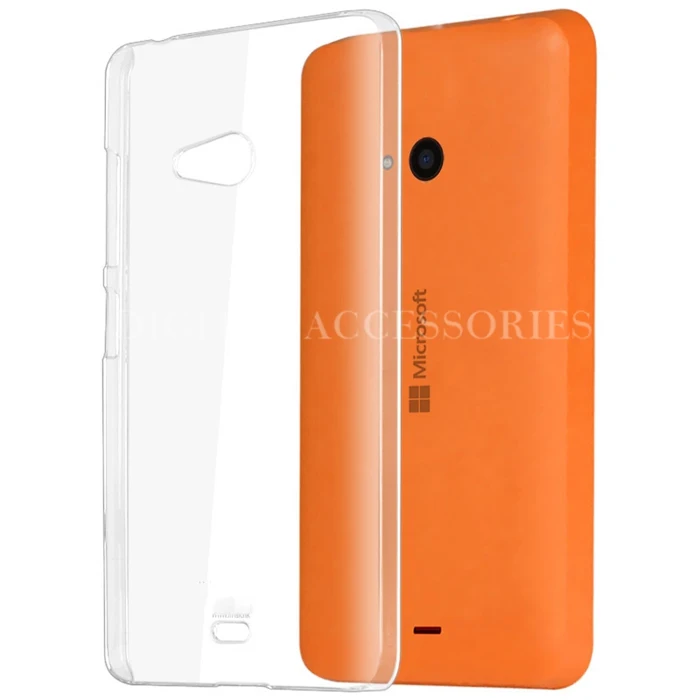 New Arrival Ultra Thin Transparent Dirt-Resistant Plastic Crystal Clear Hard Back Cover Case for Microsoft nokia lumia 540 Coque | Мобильные