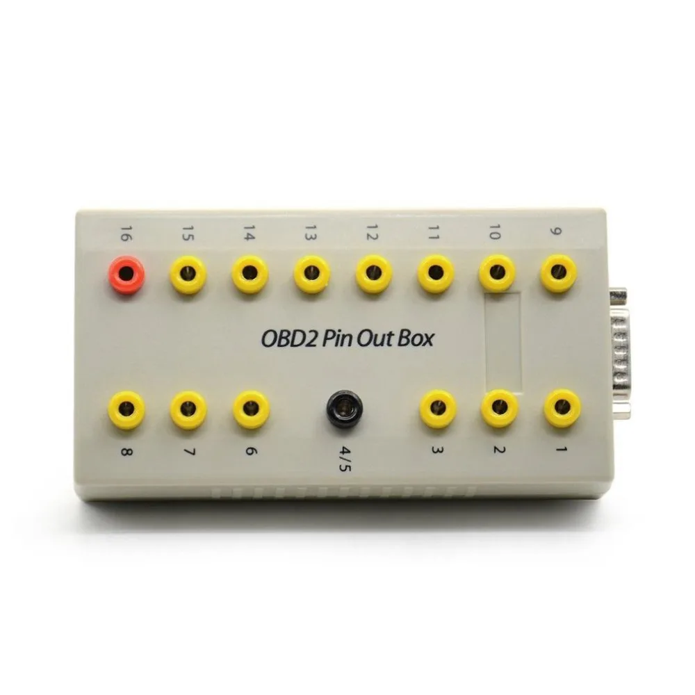 OBD2 Pin Out Box тестер Разрыва Разъем Авто Диагностический Pinout автомобильный протокол