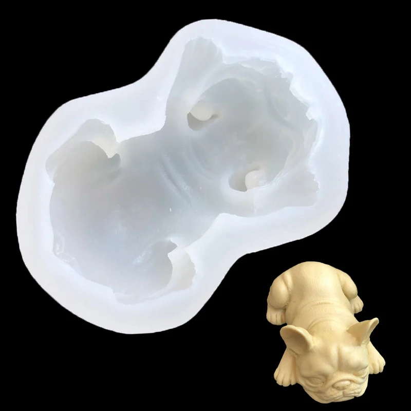 Фото Bulldog силиконовая форма для мыла Сделай Сам формы 3D ручной работы|Формы мыла| |