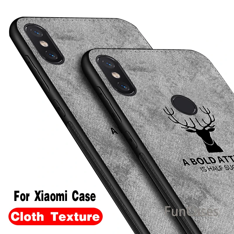 Ткань Олень чехол для спортивной камеры Xiao mi Pocophone F1 классический ткань мягкая