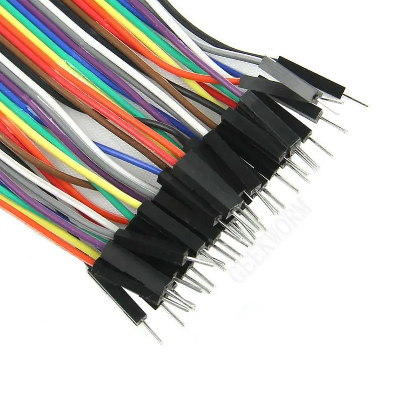 Кабель перемычки DuPont / Breadboard (10 см) для Raspberry PI 3 B +/ 3B Ardui no|wire dupont|wire wirewires male |