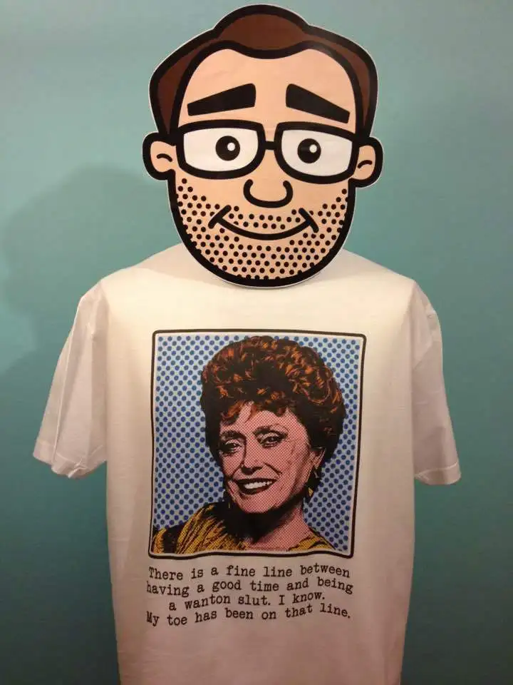 Золотистая футболка для девочек с принтом в стиле поп арт (Рю маккланахан)