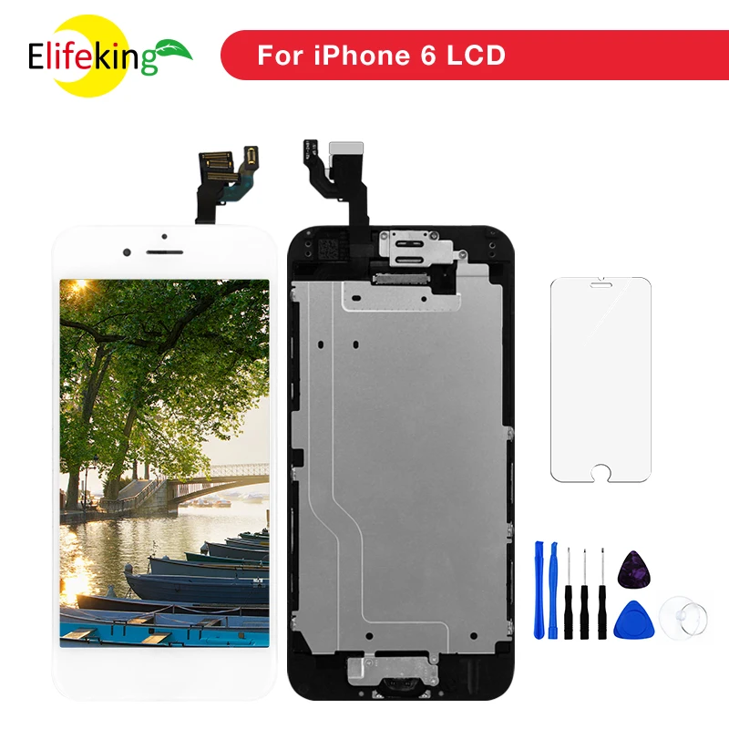 1 шт./лот полный комплект ЖК дисплей для iPhone 6 plus сенсорный экран с дигитайзером в