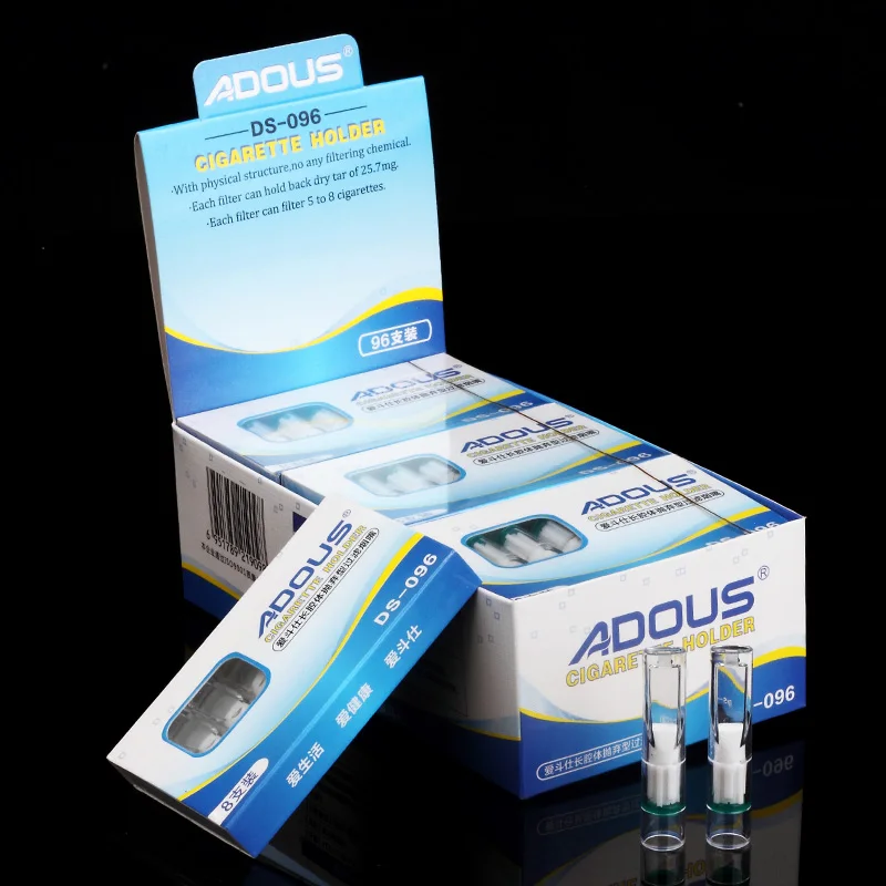 Одноразовые насадки на смолу для сигарет 96 шт. уменьшения риска плохого дыхания