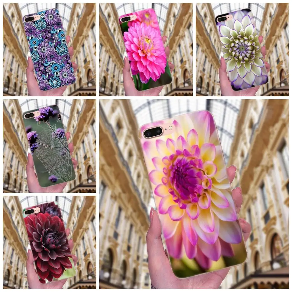Дизайнерская фиолетовая Цветочная Мандала для Apple iPhone X XS Max XR 4 4S 5 5C 5S SE 6 6S 7 8 Plus