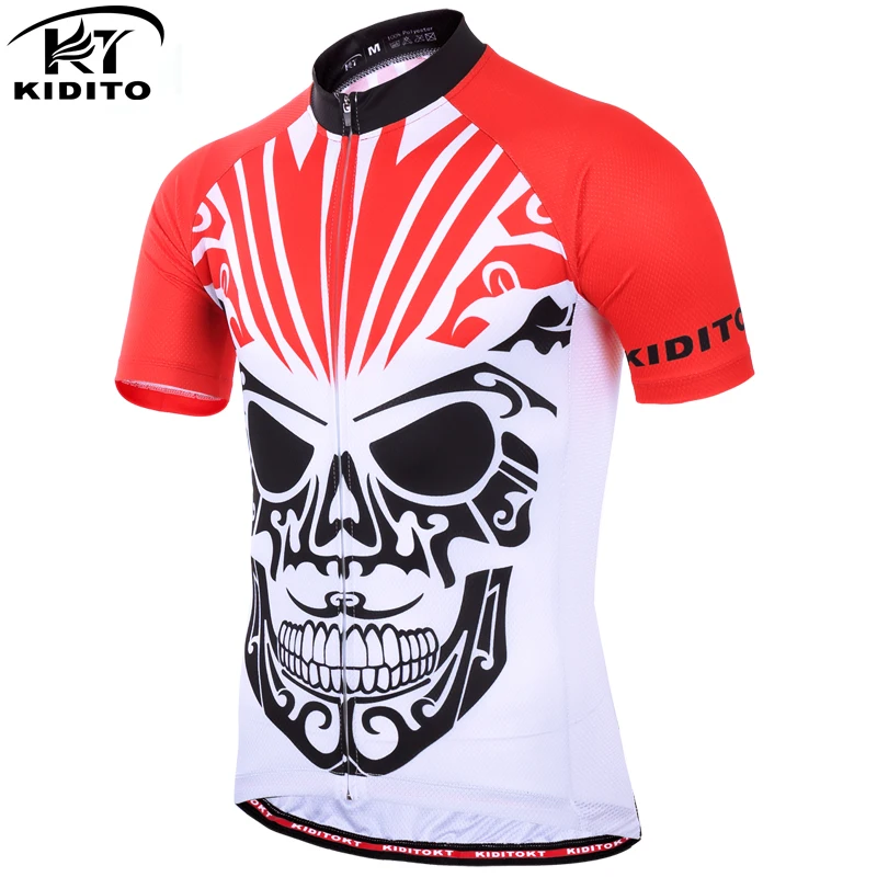 Cycling Jerseys 3 KIDITOKT, забавный комплект из Джерси для велоспорта, летняя одежда для велоспорта, костюм с черепом, одежда для горного велосипеда, одежда для гонок, велосипедная одежда, костюм - Цвет: Cycling Jerseys 3