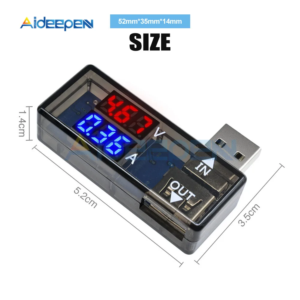 USB тестер напряжение Детектор тока Мобильный телефон мощность измеритель