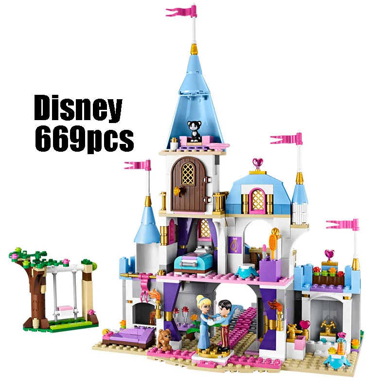 41055 Cinderellas Романтический замок строительные блоки игрушки девочки друзья дети