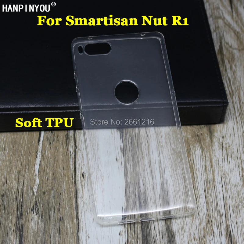 Для Smartisan Nut R1 6 17 &quotУльтратонкий Мягкий ТПУ силиконовый гель прозрачный защитный