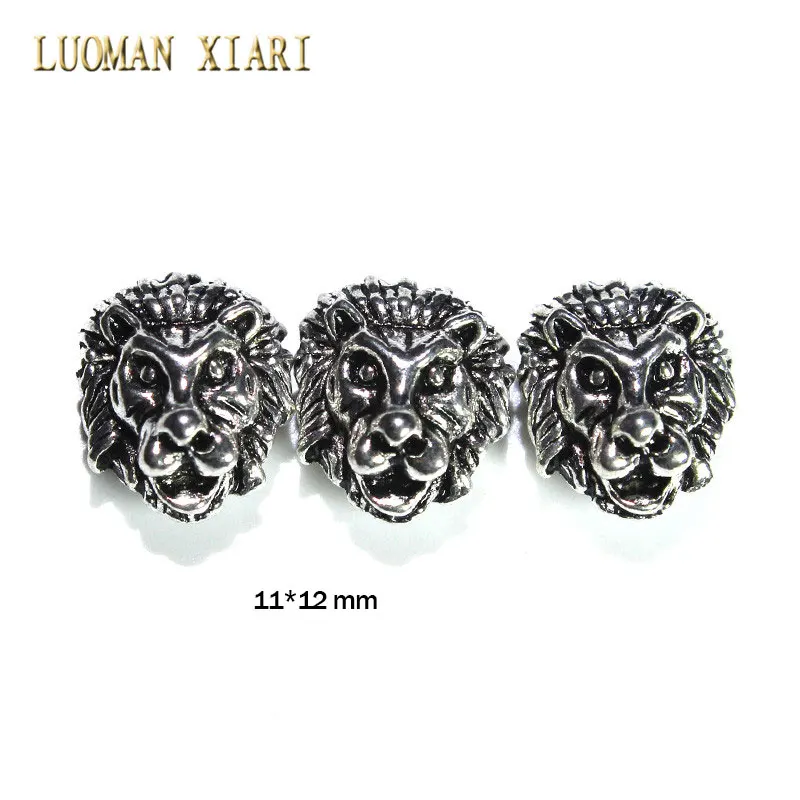 Оптовая продажа 50 шт. серебристые золотистые бусины из цинкового сплава