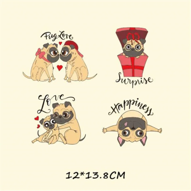 Футболка цветок патч Diy буквы собака дизайн логотипа железа на патчи для одежды