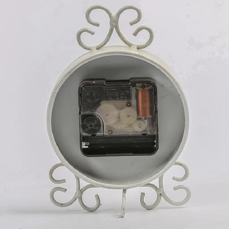 Настольные часы цифровые домашние круглые металлические часы|relogio mesa|relogio de mesatable