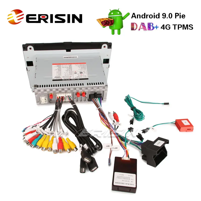 Erisin ES4992B 9 &quotAndroid 0 автомобильный стерео DAB + для Mercedes A/B Class W169 W245 Sprinter Viano