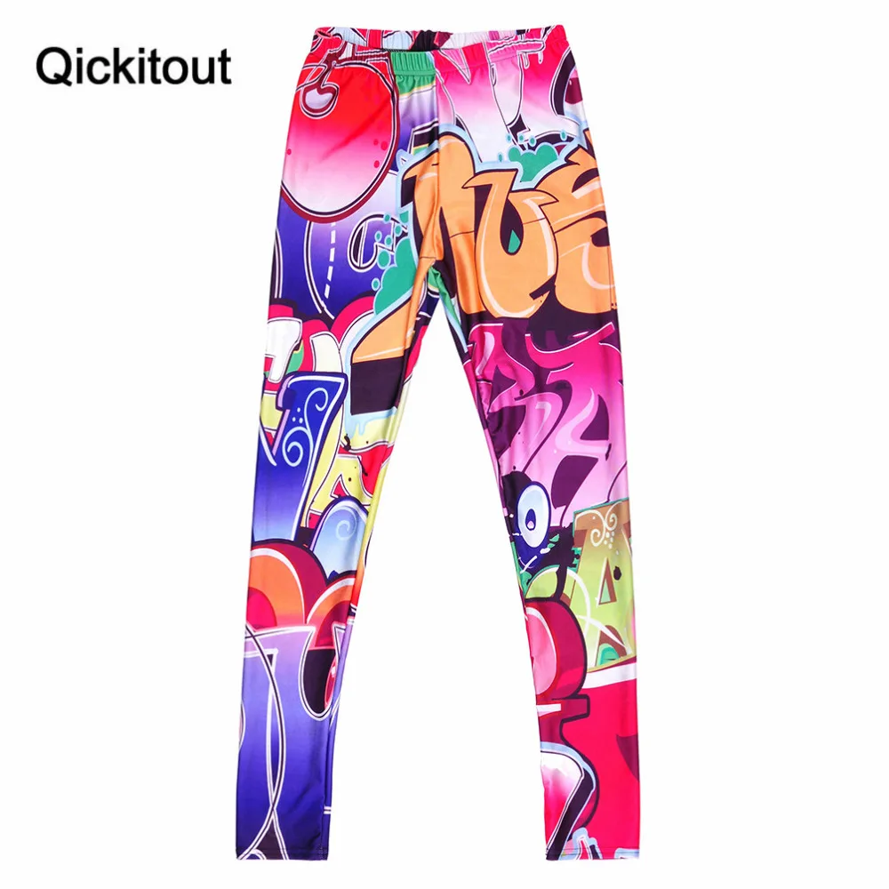 Qickitout леггинсы 2016 летние стильные сексуальные модные женские для фитнеса новые