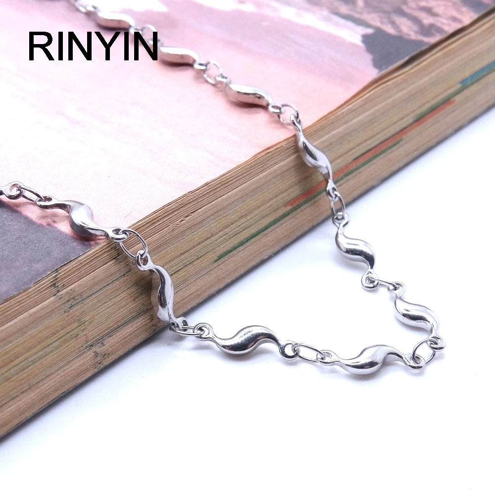 Женские браслеты на щиколотку из нержавеющей стали браслет для морской воды