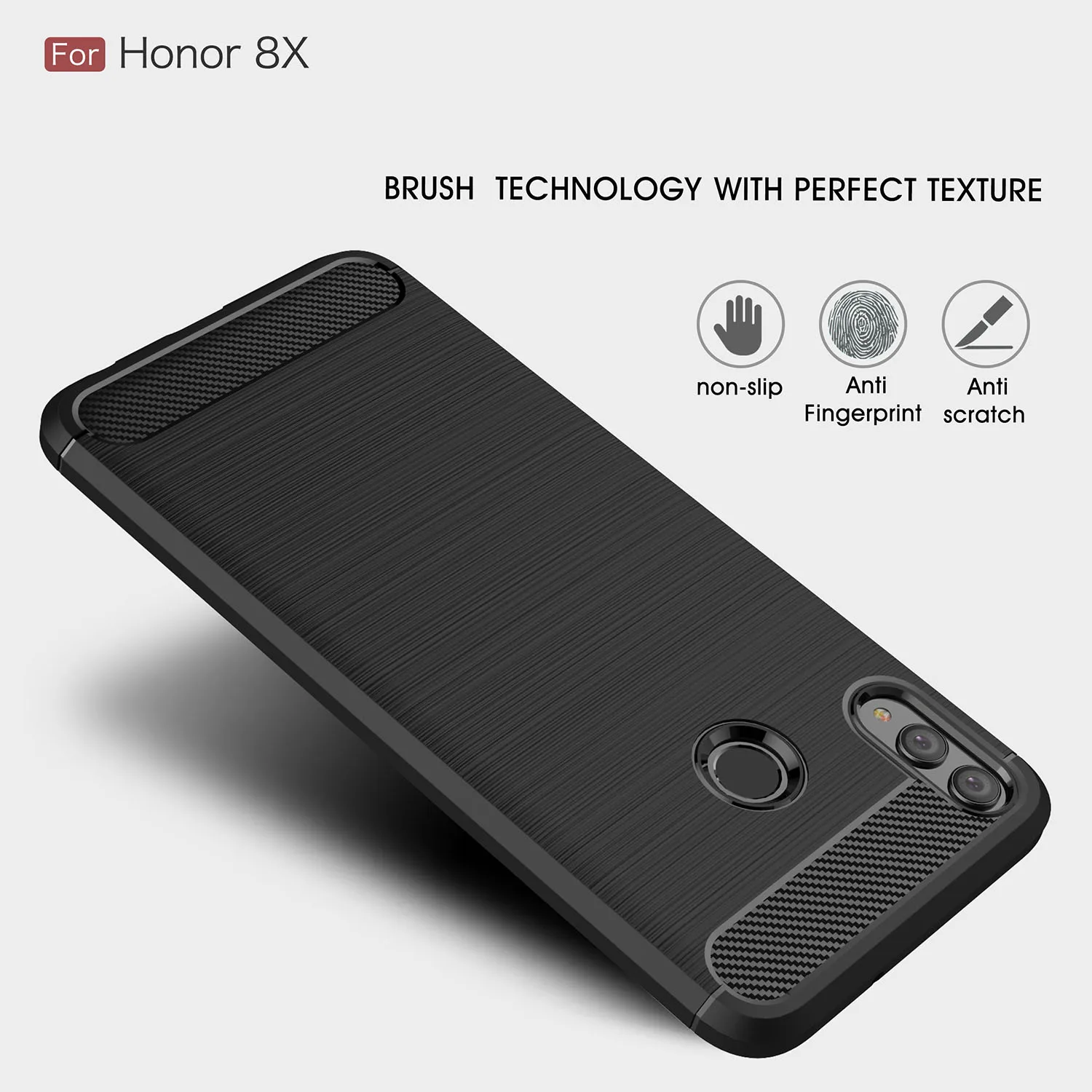 Huawei Honor 8X 8 X GLORY JSN LX2 L22 LX3 чехол из углеродного волокна силиконовый Honor8X GLORY8X L23 L21 L42