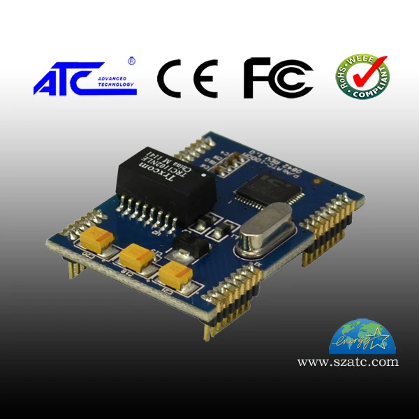 

TCP/IP to TTL serial port server module TTL to Ethernet rj45ATC-1000M