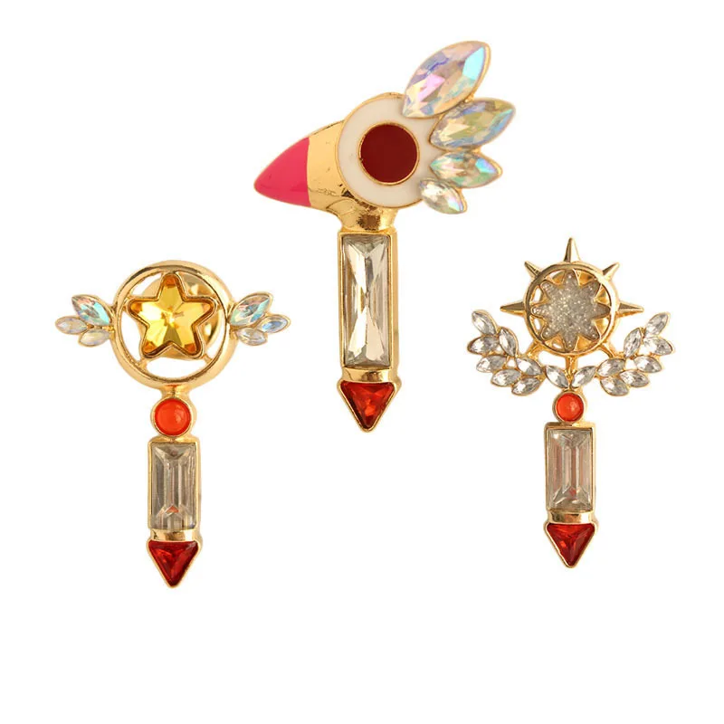 Заколка для волос CARDCAPTOR SAKURA Star clow Key CLEAR CARD DREAM KEY заколка аксессуары ювелирные