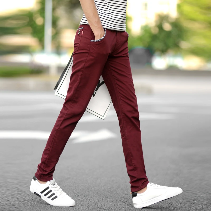 2018 повседневные мужские брюки туристические длинные хлопковые облегающие