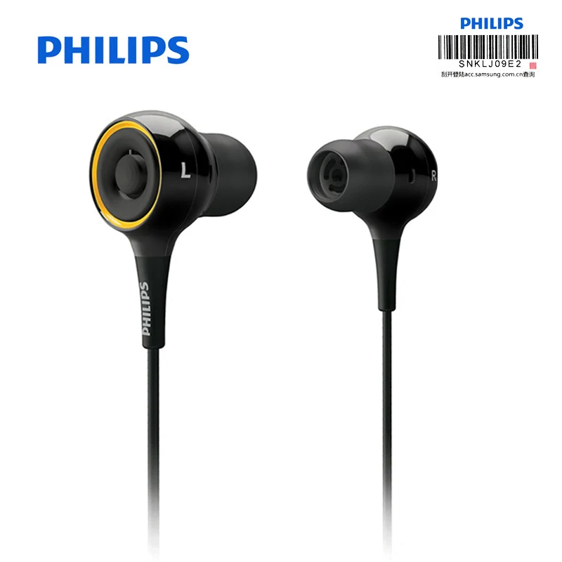 Новые проводные наушники Philips SHE6000 с поддержкой Loptap/Ipad/смартфона спортивные для