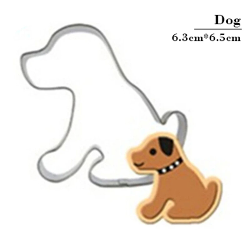 

Lovely Puppy Aluminum Bakeware Kitchen Biscuit Cookie Tools Vegetable Cutter Mould Stainless Steel Selling Products Online DZ165