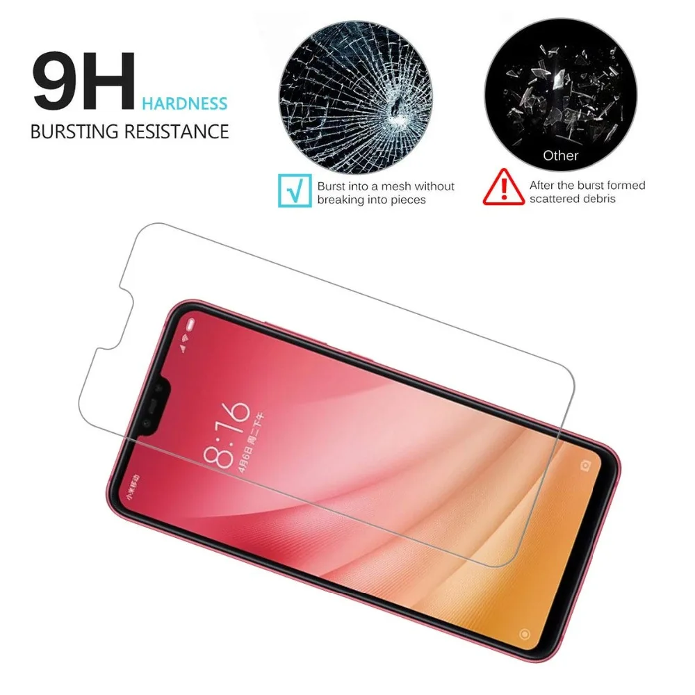 Новые 9H HD закаленные очки для Xiaomi Mi 8 lite закаленное стекло защита экрана Ультра