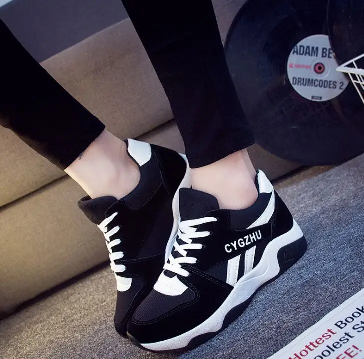 Autumn Ladies Glitter Chunky Sneakers Platform Casual Shoes Dad dames Sneakers Women Shoes Trainers basket chaussure femme
