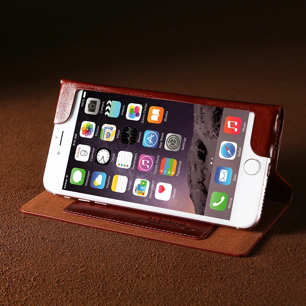 Чехол для телефона из натуральной кожи iPhone 6 6S Plus | Мобильные телефоны и